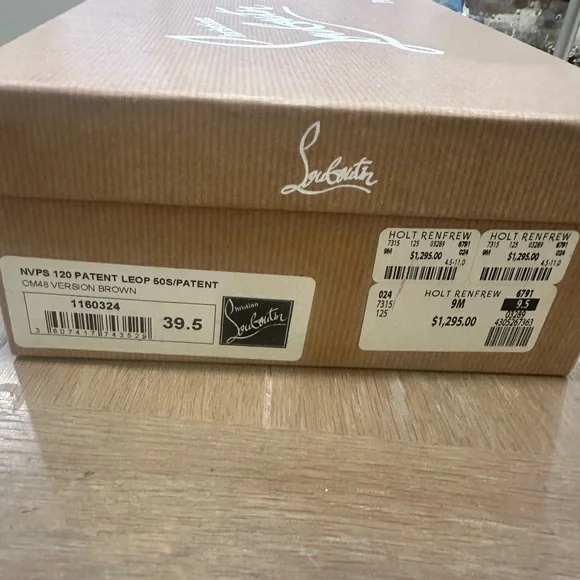 Christian Louboutin Leopard Print Heels with Red Soles - Picture 6 of 6